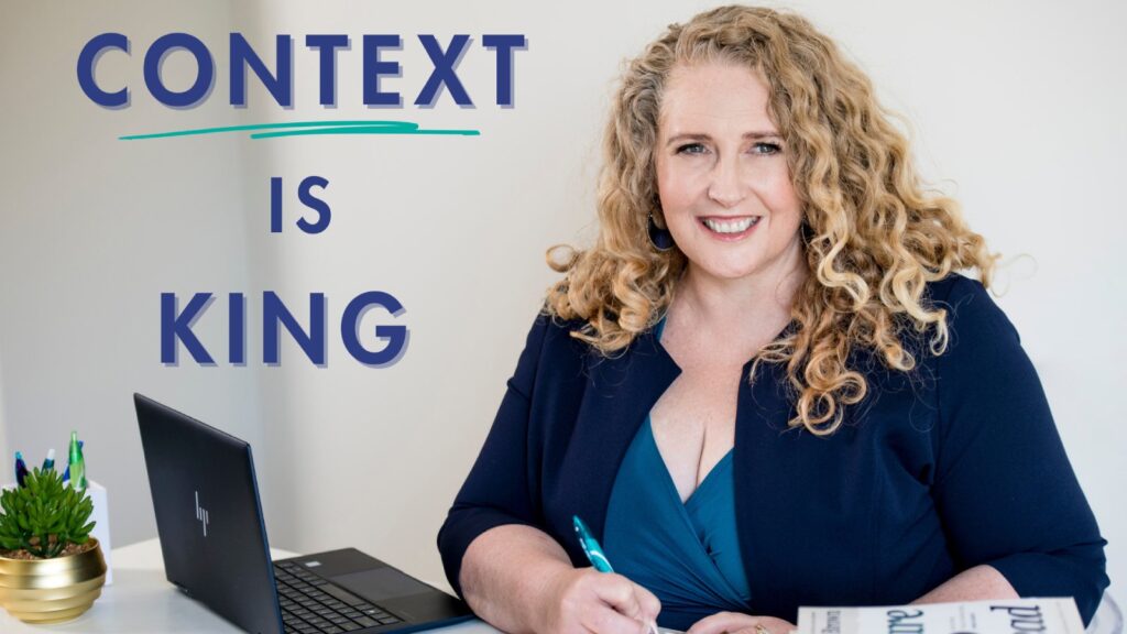 Why context is king when it comes to digging into what matters