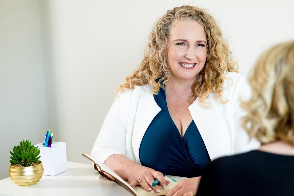 Susanne in white jacket