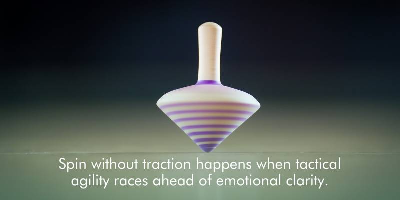 How poorly executed tactical agility can result in aimless drifting