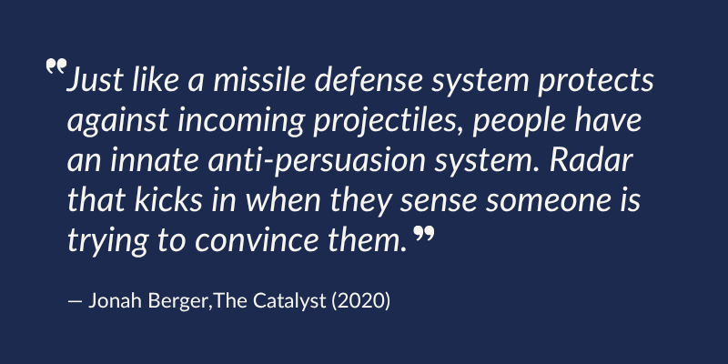 Jonah Berger, The Catalyst (2020)
