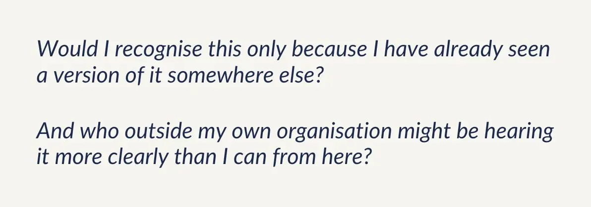 Two other questions to ask.