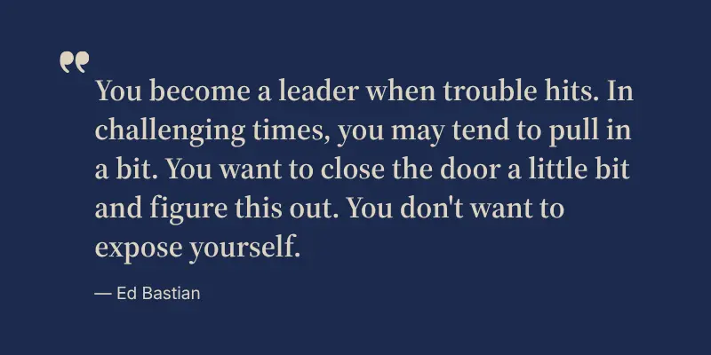 Ed Bastian, CEO of Delta, speaking to McKinsey's Inside the Strategy Room podcast