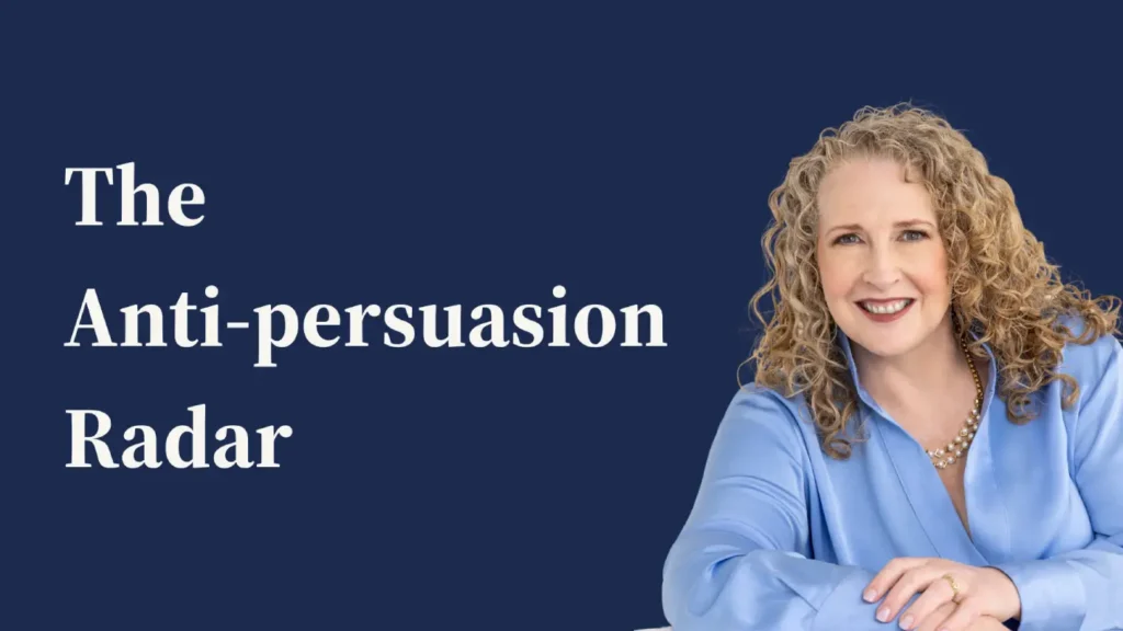 The Anti-persuasion Radar